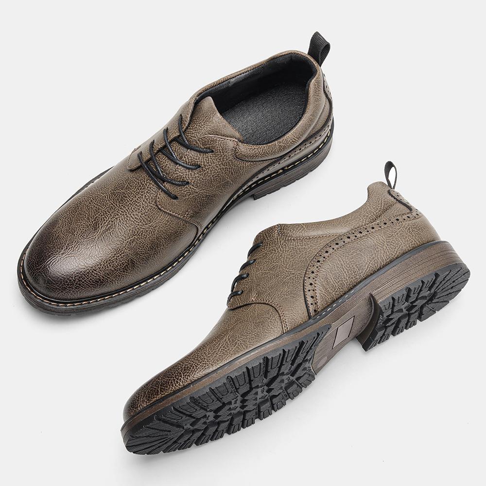 Herren Freizeitschuhe 2026 Bequem Mode Marke Herren Derby Schuhe