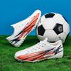 Unisex Short Spike TF Rubber Football Shoes for Boys and Girls Artificial Grass Practical Training Football Boots