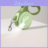 Corde de traction pour chien extensible automatique en nylon ABS et alliage d'aluminium pour le voyage et la promenade