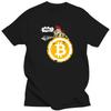HODL Bitcoin Your Cryptos Cryptocurrency T Shirt Men's   Print T-shirt Streetwear Tshirt Short Sleeve BTC Tee Tops