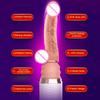Women Masturbator Vibrator Telescopic Penis Dildo G-spot Massager Flirting Toy