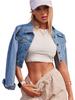 2026 Spring/Summer Women's Short Denim Jacket