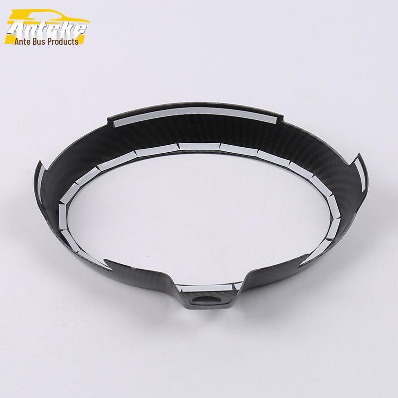 19 GM6 Front Emblem Bright Ring Electroplated Logo Trim Frame for Car