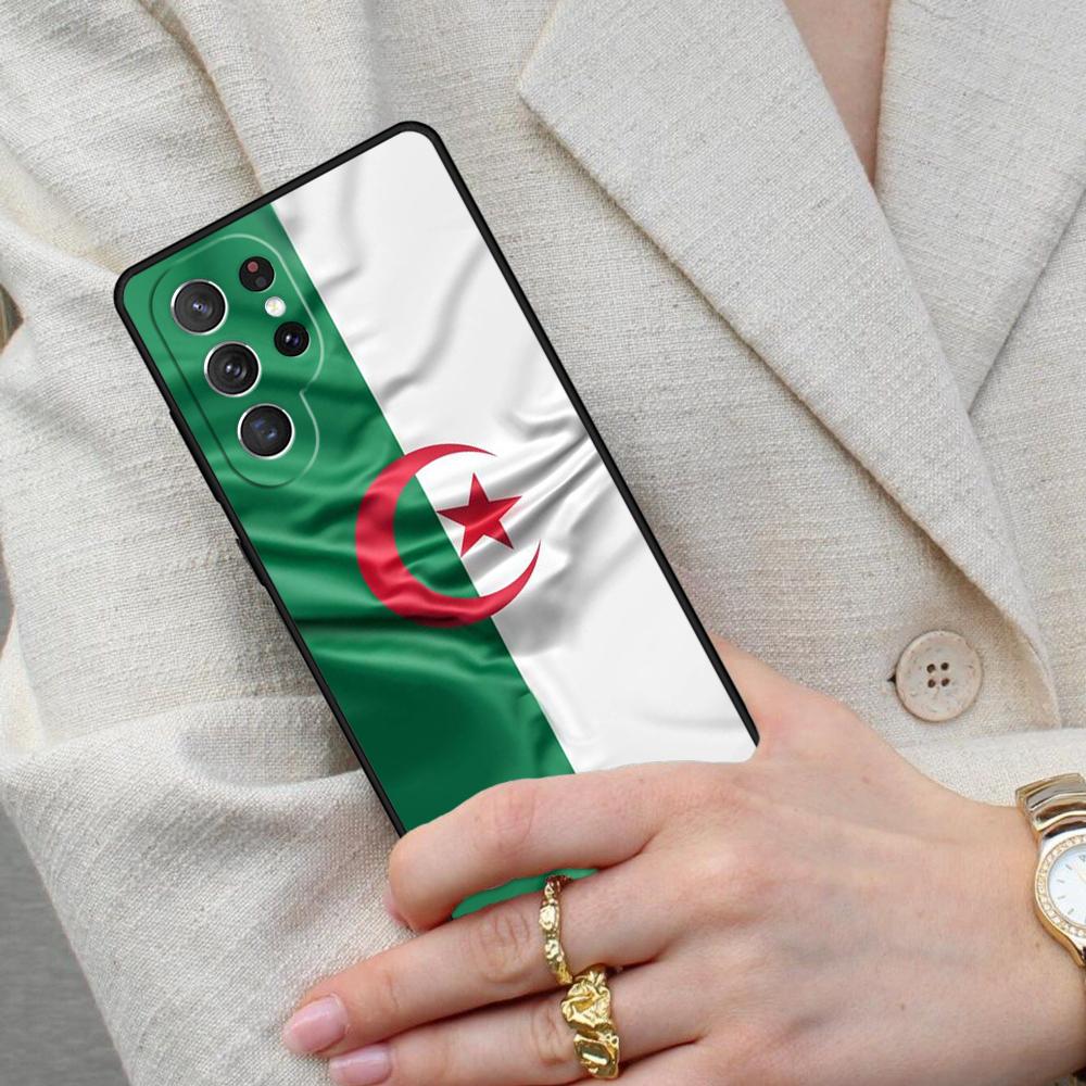 Flag of Algeria Cell Phone Case for Samsung Galaxy S26 Ultra S25 S24 S23 S22 S21 S20 Note10 Cover Galaxy S24 Ultra