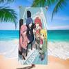 B-Bocchi The Rock Bath Towel Microfiber Soft Water Absorbing Breathable For Girl Kids Decorative Cartoon Beach Towel