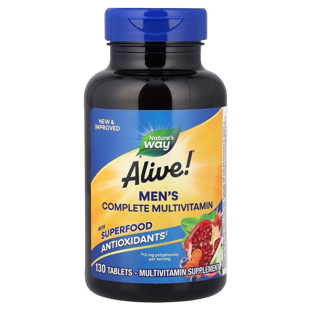 Nature's Way Alive! Men's Complete Multivitamin 130 Tablets