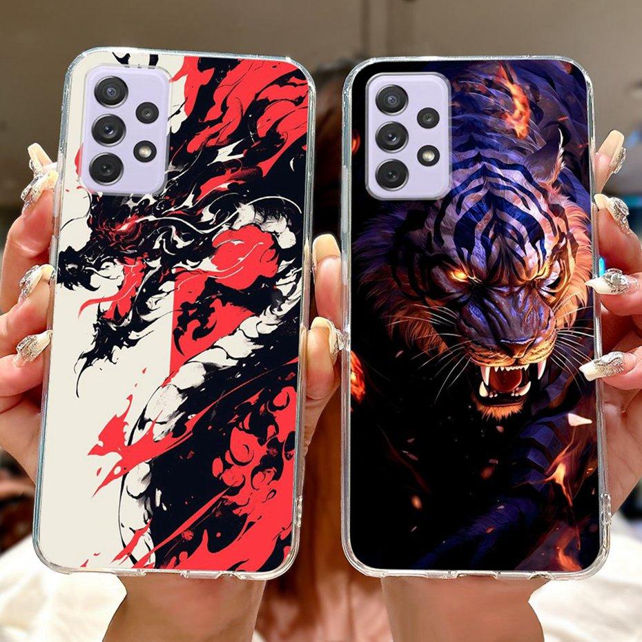 Modische Malerei Hülle Für Samsung Galaxy A72 A52 A52s 5G Weiche Silikon TPU Handyhüllen Für Samsung A72 A52 A52s Hüllen Stoßfänger