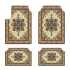4Pcs/Set Heavy Duty Car Floor Mats Bohemian Car Accessories Durable Car Carpet  for Front Rear Seats