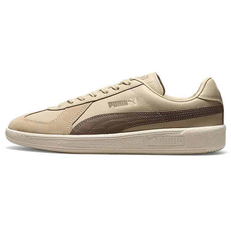 Puma Army Trainer Casual Simple Comfortable Low-Top Sneakers Unisex Sneakers Khaki 384399-02