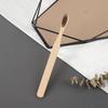 Ready Stock Fast Shipping Eco Natural Organic Biodegradable Square Handle Soft Bristles Custom Logo Bamboo Toothbrush