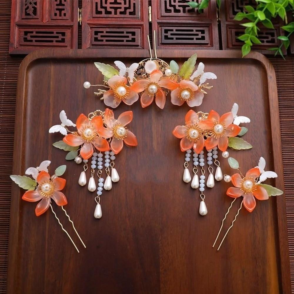 Haircomb Hanfu Hair Accessories Chinese Hair Clip Hairpins Traditional Bridal Headdress Wedding