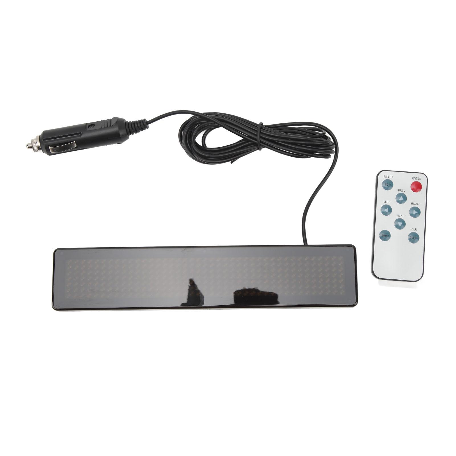 

Светодиодная автомобильная вывеска с дистанционным управлением, программируемый рекламный светодиодный экран для магазина, DC5-12V Z741B, синий шрифт