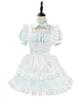 [CR ROLECOS] Light Blue Maid Costume, Nurse Costume, Plus Size, Cute Maid Uniform, Halloween Costume, Women's, Maid Cosplay, Cute, Landmine Style, Caf