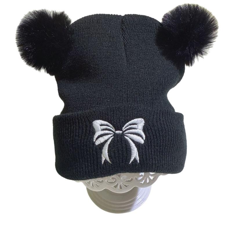 

Children s knitted cute warm knitted hat for boys and girls One size