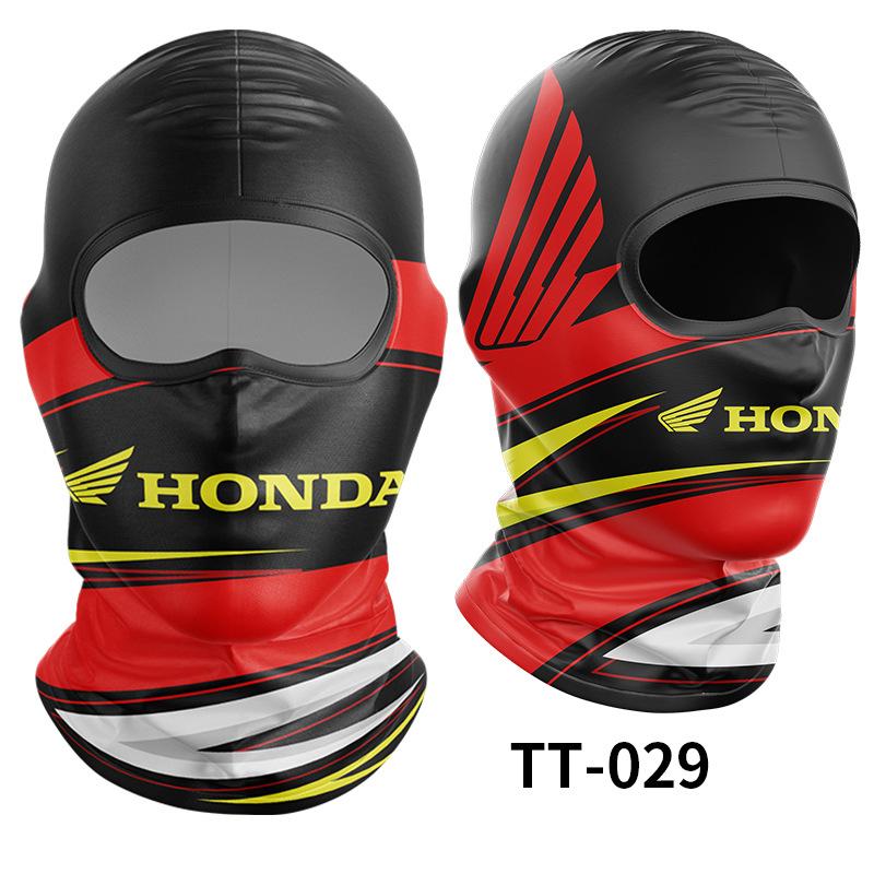 New For Honda Motorcycle Balaclava Neck Head Cover Cycling Full Face Mask Dry Quick Sunscreen Hood Cap Neck Gaiter Helmet Liner