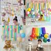 Baby's First Birthday Macaron Tassel Balloon Backdrop