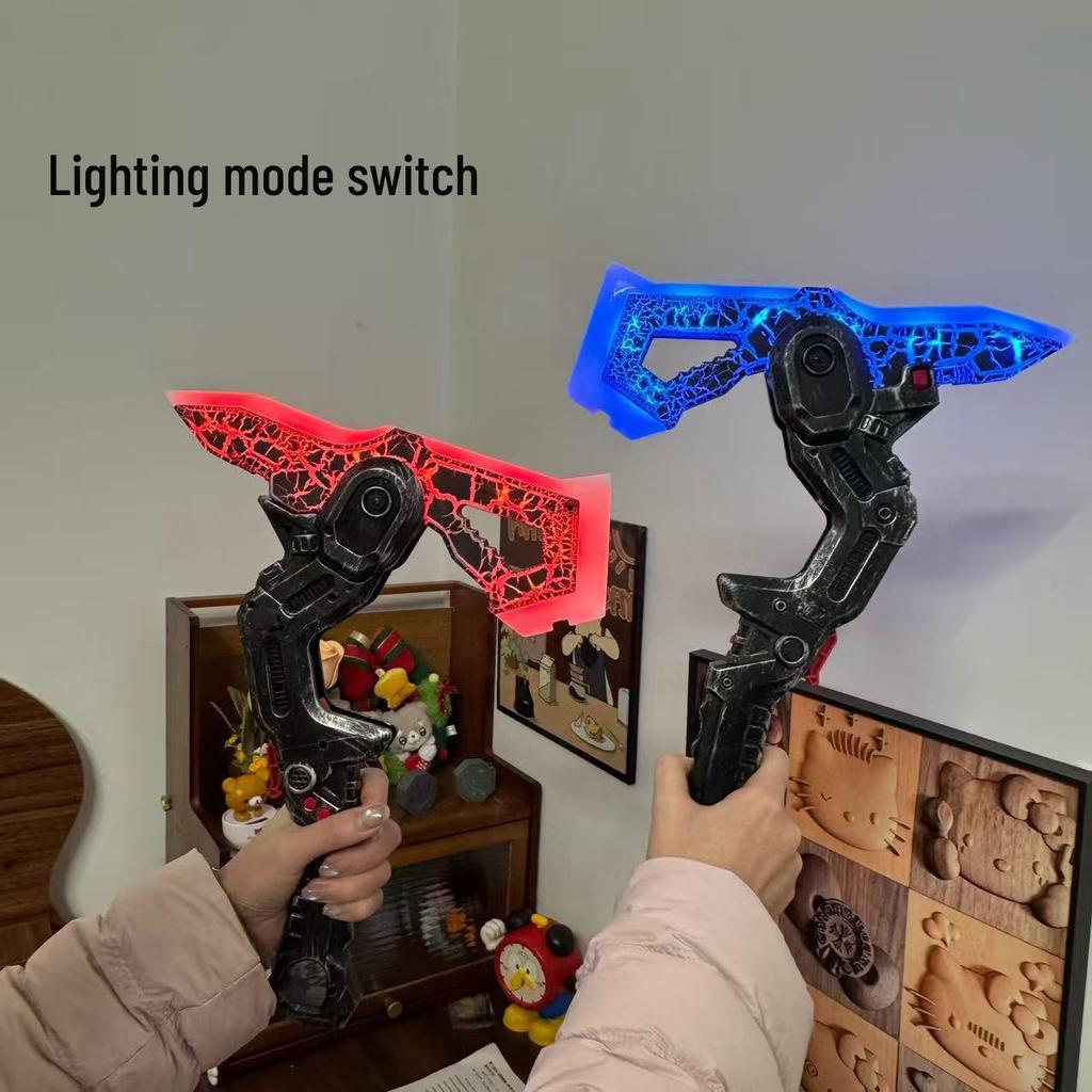 Children's Colorful Luminous Sword & Axe Transforming Toy