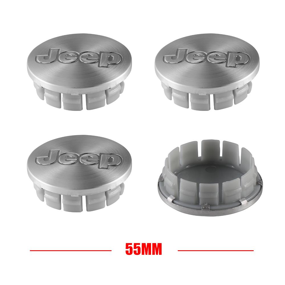 For Jeep 55mm 64mm Car Wheel Center Covers Hub Cap Badge Accessorie for Jeep Cherokee WK Gladiator Pickup Wrangler Jk Renegad