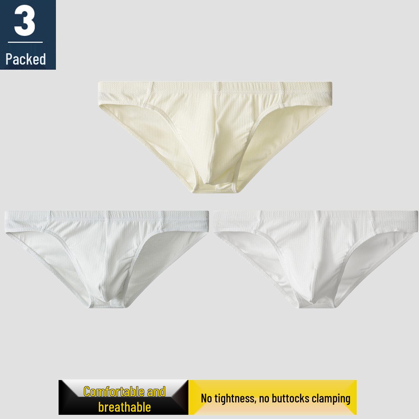 

Чоловічі бавовняні дихаючі труси-трикутники - Сексуальний U-подібний крій, однотонні, спортивні та зручні. XL (130-150 lbs) світло-зелений колір/світло-сірий колір