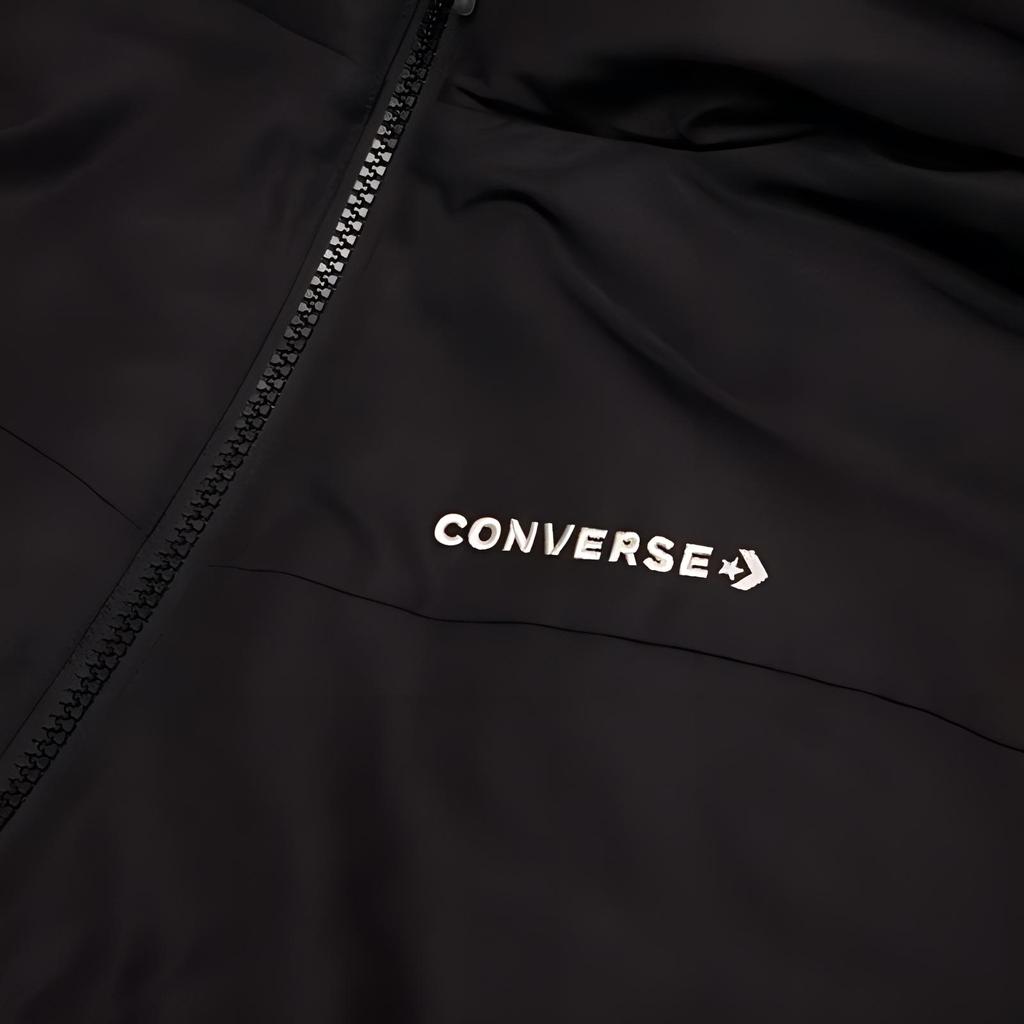 Converse Down Jacket Women's Black Unisex 10025221-A02