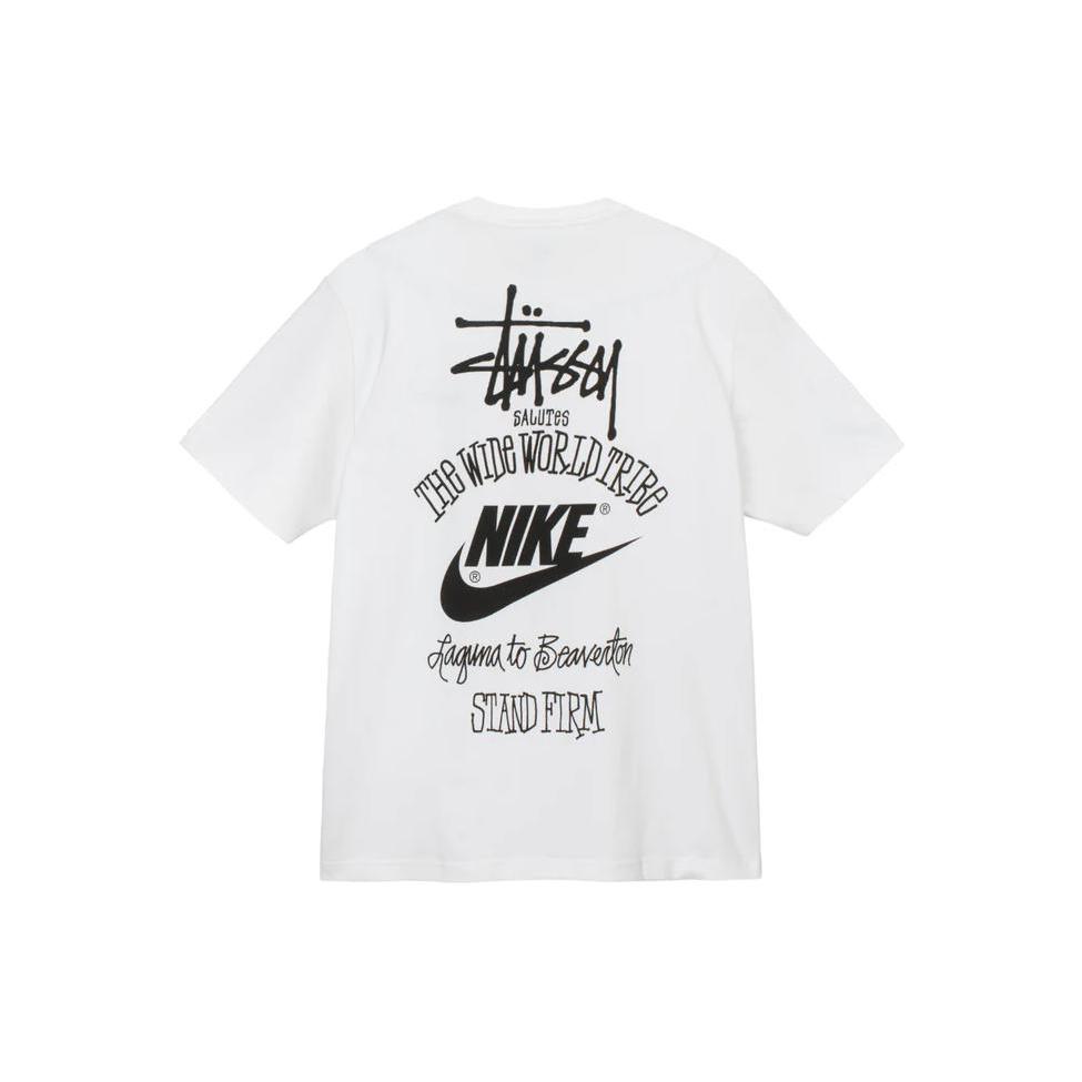 Nike X Stussy SS23 T Shirt Asia Version Men's White DV1775-100