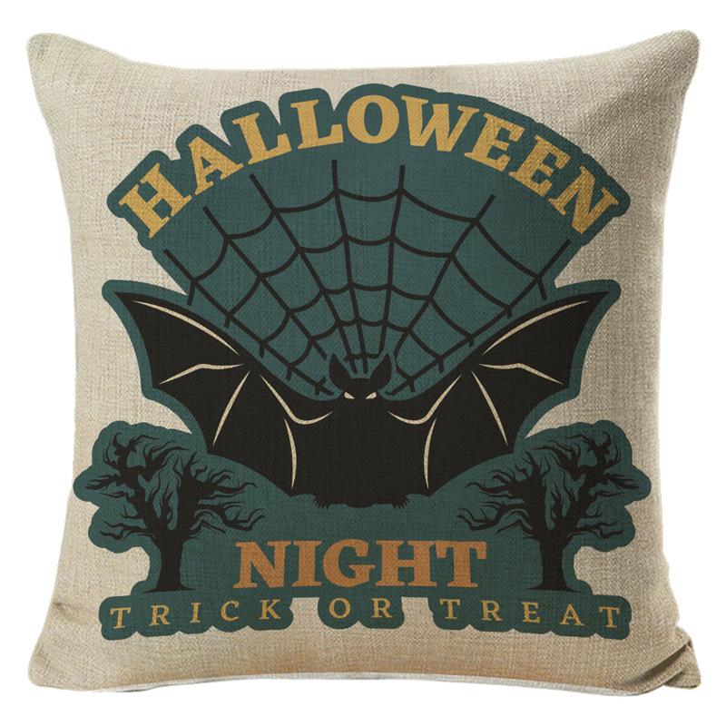 Halloween Pillowcase Set Cushion Office Lumbar Backrest Home Office Sofa Cushion Cover