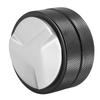 51mm Stainless Steel Coffee Tamper Base Coffee Bean Press Tool Black (Three Angled Slopes)