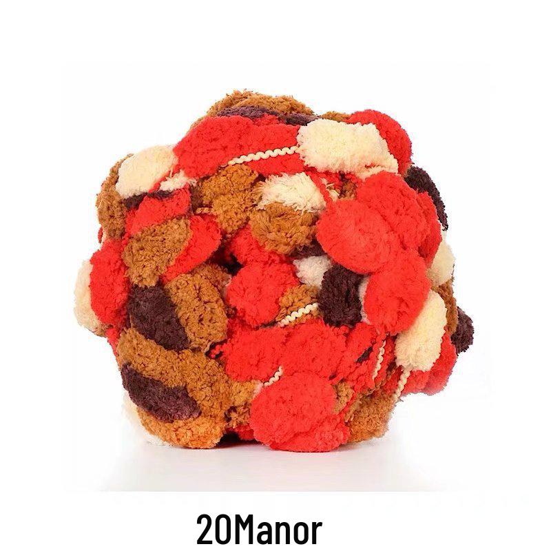 Bean Bean Hand-Knitted Thick Yarn Ball for DIY Projects: Large Ball for Carpets, Cushions, and Woven Blankets
