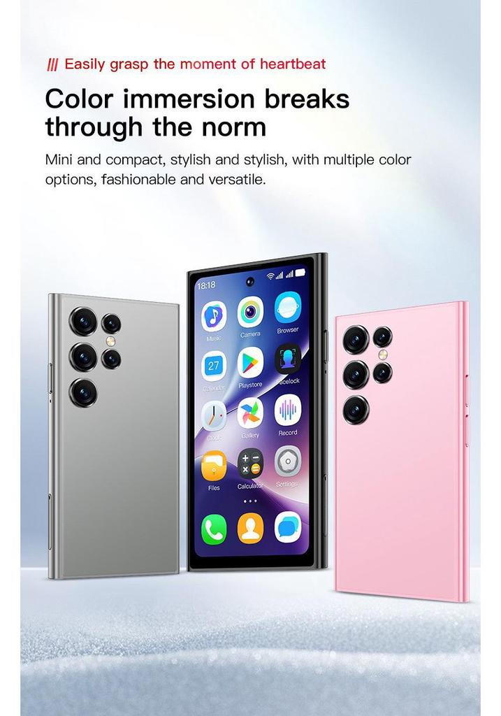 S25 Pro Mini 3G Android Smartphone with 4.0-inch Dynamic Island Touchscreen