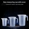Measuring Cup 500ml/1000ml/2000ml Heat-resistant Strong Toughness Plastic Clear Kitchen Utensils Scale Portable Jug for Daily Use Supplies