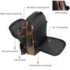 Men's Crossbody Bag Shoulder Sling Bag Anti-theft Lock Chest Bag With USB Port