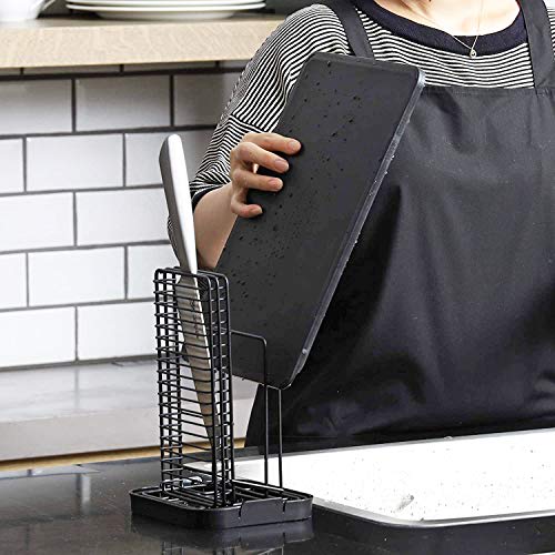 [BLKP] Pearl Metal Knife Stand Cutting Board Kitchen Shears Stand Storage Limited Black BLKP Black AZ-5100