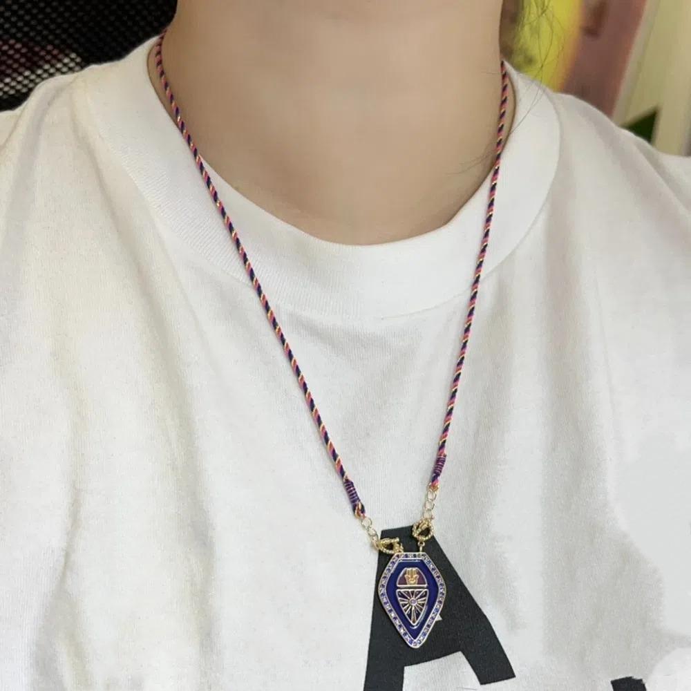 Nek Jewelry Artistic Pendant Necklace Rope Weave Women Choker Chain Vintage Necklace  Vacation