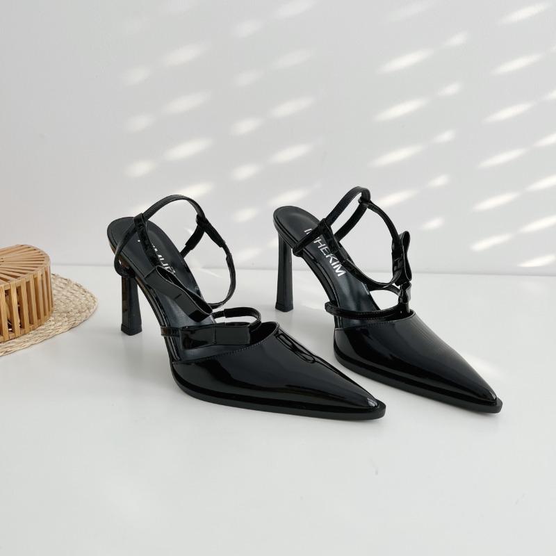 

Fashion Spring Autumn New Style Popular Brand Women Pumps Shoes Fashion Pointed Toe Ladies Elegant Hollow Out Sandals Zapatos De Mujer 39 чёрный