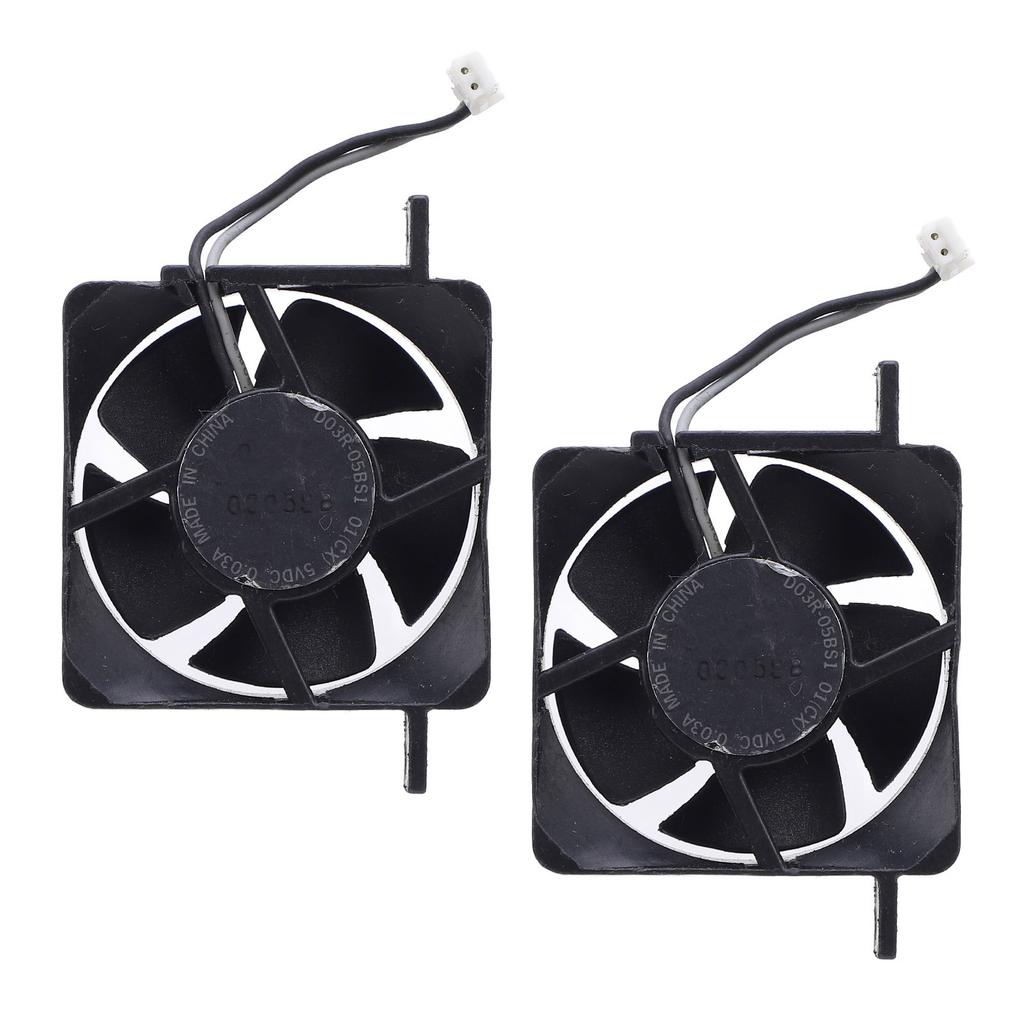 2pcs Game Console Internal Cooling Fan Good Heat Dissipation Built in Cooler Replacement