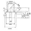1.5M 20/25 Teeth POM Plastic Nylon Straight Bevel Gear 8/10mm Right Angle Transmission