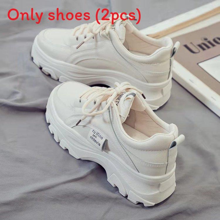 Dad Shoes Spring Fashion Sneakers With Pu Upper And Breathable Mesh For Women