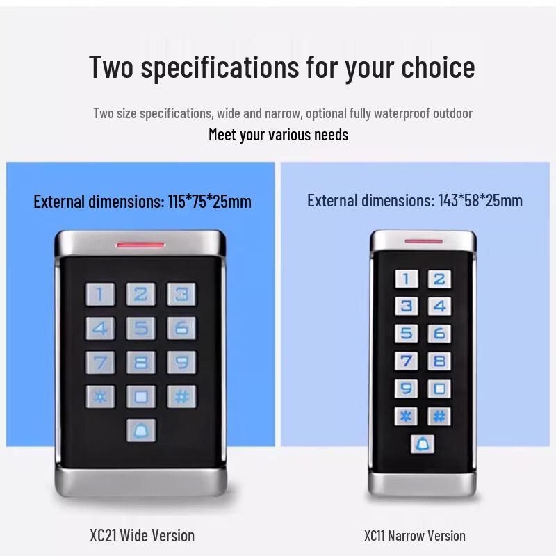 ZUCON XC Series Metal Access Control Machine CN plug (adapter included)