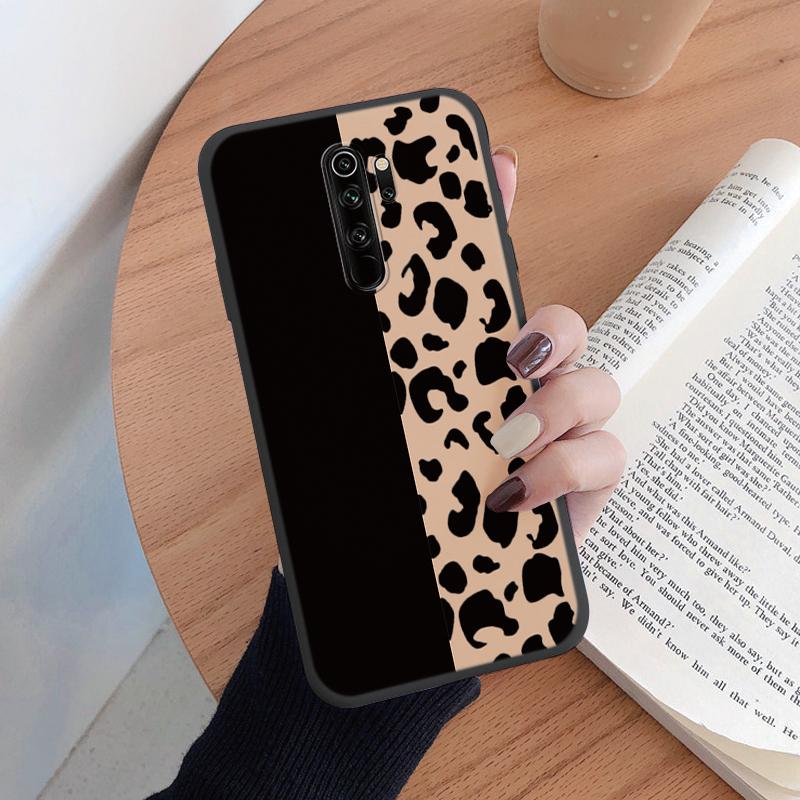 Case For Redmi Note 8 Pro Soft Silicone TPU Back Cover Case Protective Coque For Redmi Note8 Pro Shell Leopard Painted Bumper