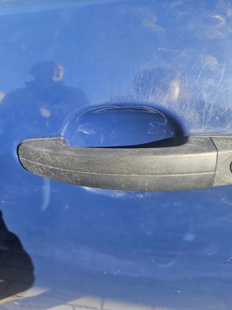 Car door handle sticker, protective foil, transparent, 9.5x8.5 cm - 4 pcs