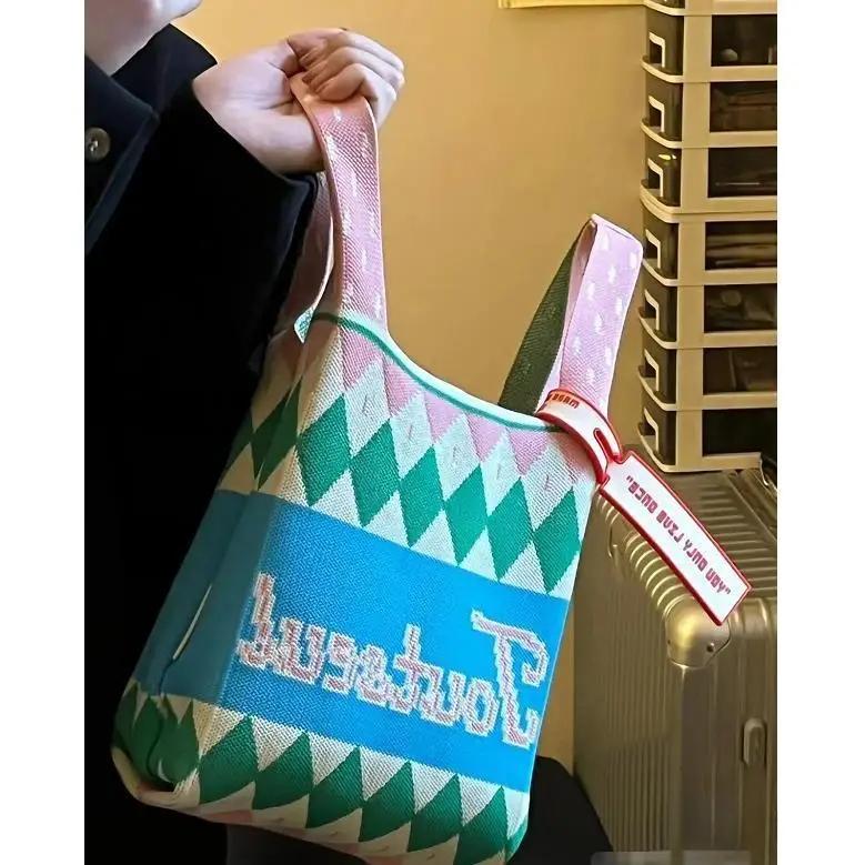 Women's mesh wrist bag casual shoulder crossbody bag