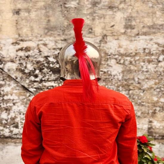 Greek Warrior Helmet Ancient, Wearable Design for Cosplay, LARP, Halloween Costume Best Gift For Him