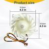 Replacement Fridge Cooling Fan Motor Suitable for Precise Fit Enhanced Airflows Quiet Operation Long Lasting Performances