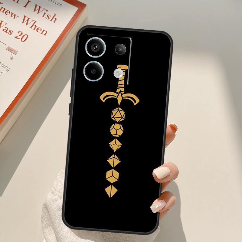 

Magical Polyhedral D20 Dice Funda For Xiaomi Redmi Note 14 13 12 10 11 15 Pro Plus Case For Redmi 15C 10C 12C 13C 14C 15 Redmi Note 12 Pro 4G