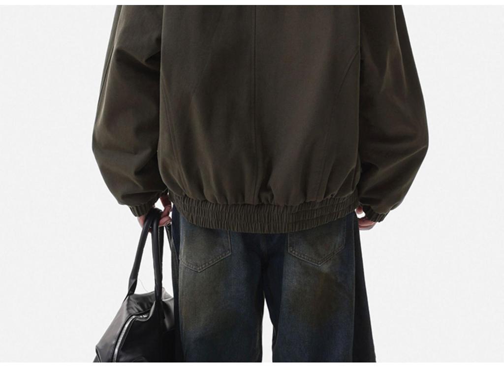 Zuoshan Diao Men's Hooded Cotton Jacket: Winter Velvet, Thick, Loose Fit, Youthful Trendy American Workwear Style.