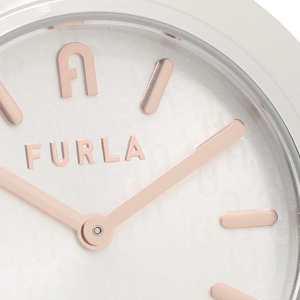 Watch Logolinks 34 MM Quartz White Silver FURLA WW00002005L1 Compatible with A4 [Furla] Women's [Product]