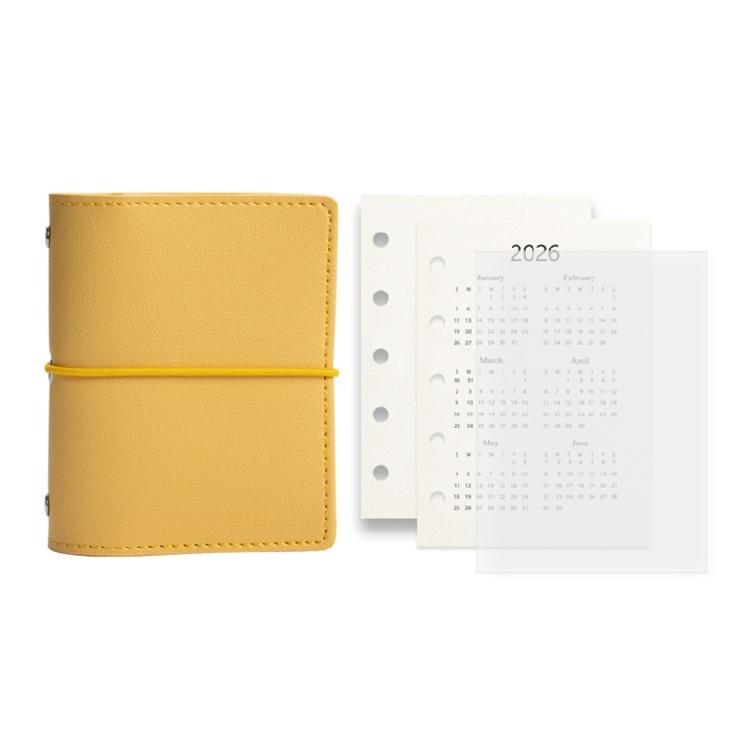 Refillable 5 Rings Binder Notebook with Refill Paper 5 Holes Leather Binder Covers Leather Binder Journal for Travel