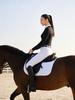 Women's Quick-Dry Long-Sleeve Equestrian Training T-shirt for Spring/Autumn