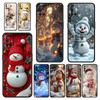 Christmas Snowman Phone Case For Oneplus 13R 13 12R 11 10T 10R Nord N100 N200 N10 10 9 9R 9RT CE 3 2 Z Pro 5G Soft TPU Cover Bag