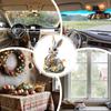 1/3Pcs Easter Cartoon Bunny Hanging Decorations with Lanyard Easy To Hang 2D Acrylic Ornaments Rearview Mirror Pendants
